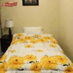100% Cotton Sunflower Printed Single Bed Quilt