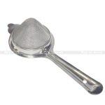 White Double Jali Tea Stainer
