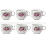 Rose Print Ceramic Cup