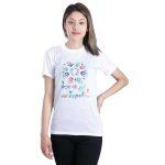 Solid Lets Play Holi Tshirt For Women