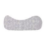 White With Purple Colour Soft Cotton Washable Burp Wrap For New Born