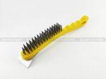 Wire Brush Scrubber with Scrubbing Spatula - For Easy Cleaning Of Moss Of  Yard , Garden , Walls Etc...