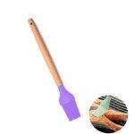 Wooden Handle Silicon Oil Brush