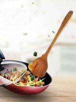 Wooden Long Handled Non Sticky Cooking Spoon