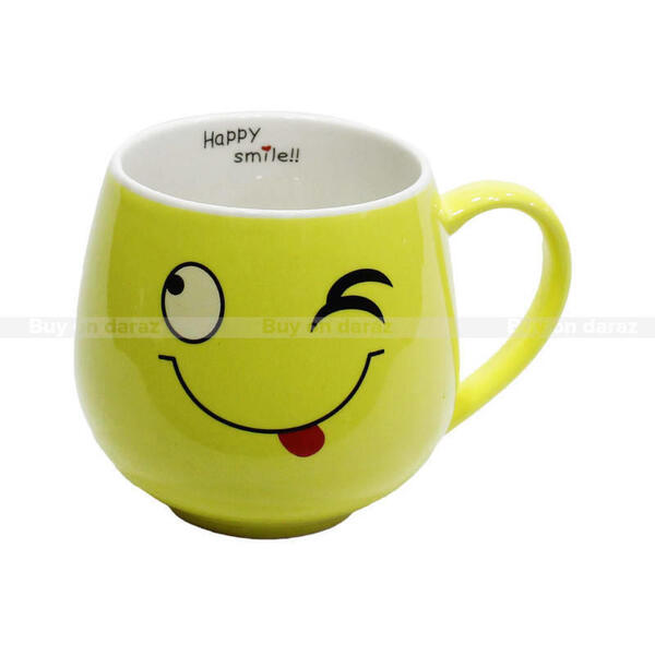 Smiley Printed Ceramic Mug