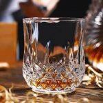 Yuling Crystal Bottom Wide Whiskey Transparent Glass (, 300 ML)