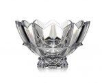 YULING Vintage Heavy Hand Cut Crystal Bowl 10 inches, 7.5 lbs, Cystalline Cut Tree Design Glass Fruit Bowl,1 pc, Size : 17 cm x 11.5 cm