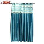Zacquard Work Brick Style Designer Curtain in Dupion Material – (48 X 78 Inches)