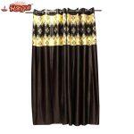Zacquard Work Designer Curtain in Dupion Material – (48 X 78 Inches)