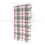 100% Pure Cashmere Checkered Design Pashmina Scarf For Women