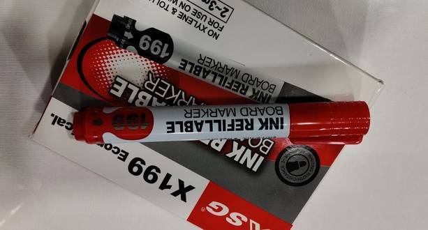 12 Pcs XSG Red Color Board Marker Box