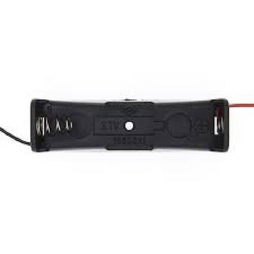18650 Battery Li-ion 3.7V Clip battery holder Box Case Black With Wire Lead battery holders