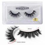 1Pair 6D Mink Hair Soft False Eyelashes Natural/Thick Long Eye Lashes Wispy Makeup Beauty Extension Tools