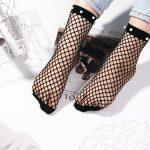 1Pair Mesh Lace Fish Net Socks Fashion Women Ruffle Fishnet SocksFor Women