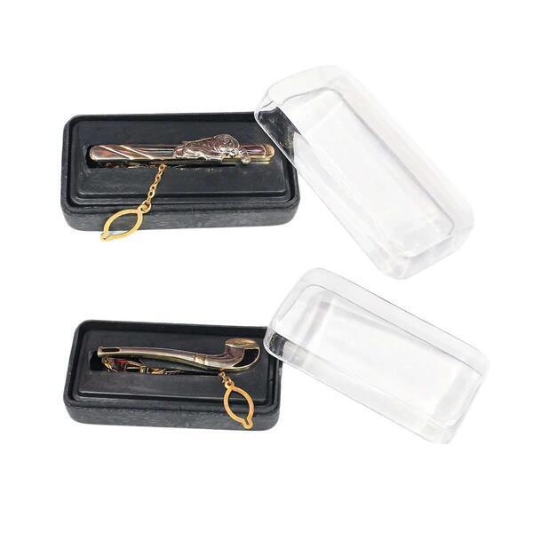 2 Piece Golden Tiger/ Pipe Logo Designed Tie Pin