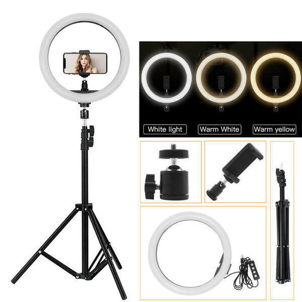 26CM Ring Light LED Studio Camera Ring Light With 3110 Tripod Stand