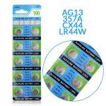 2pcs TMI LR44 1.5V Button Cell Battery