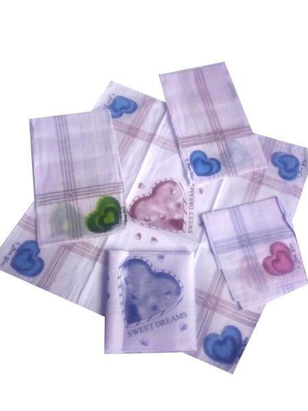 3 Pcs Square Printed Cotton Pocket Hanky 19*19 Inch For Men