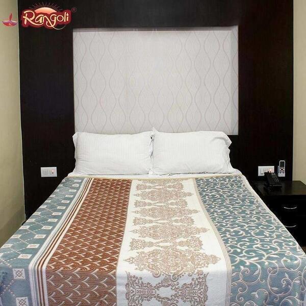 3D Embossed Printed Blanket in Acrylic Material
