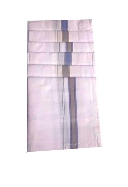 5 Pcs Square Cotton Pocket Hanky 19*20 Inch For Men