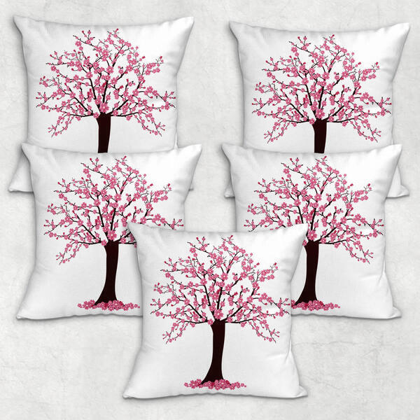 Tree Printed Cushion Cover Only