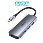 7 In 1 Multiport Usb Type C Hub ( Choetech Hub-m19 )