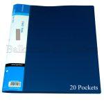 A4 Size Display Book / Clear Book Presentation File  - 20 Pockets