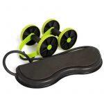 AB Wheels Roller Power Roll Abdominal Workout Elastic Resistance Pull Rope Trainer
