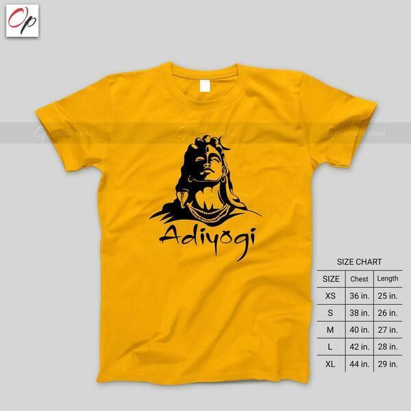 Adiyogi Printed Tshirt for Men