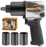 Air Impact Wrench: 7000 RPM INGCO With socket