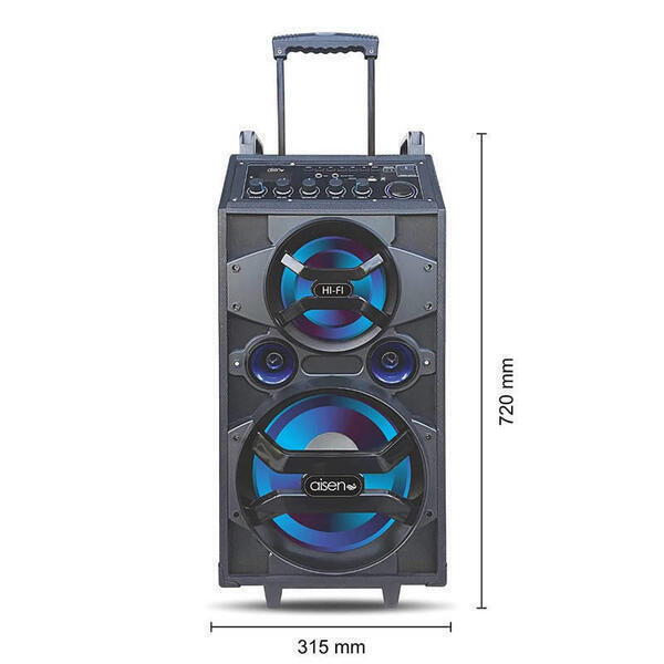 Aisen A12UKB800 120 Watt Trolly Speaker