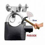 Alarm Padlock Alarm Lock (Black)