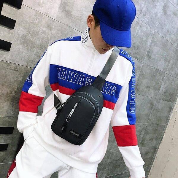 Alexgender Wang Waist Pack Running Waterproof Waist Shoulder Wallet Mobile Phone Holder Men Zipper Gym Fitness Travel Pouch Belt Chest Bag