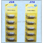 Alkaline Battery 12V 23A Battery For Alarm/Fan/Car Remote/ Door Bell-10pcs (Non Rechargeable)