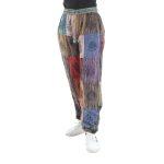 All In One Gallery – Multicolor Patch Work Europian Style Trouser For Women