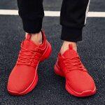 All Red Casual Sneaker Shoes For Men (Sneakers Point)