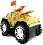 Army Tank With FlashingTop Light