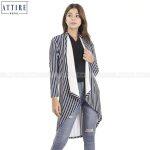 Attire Nepal Striped Outer For Women