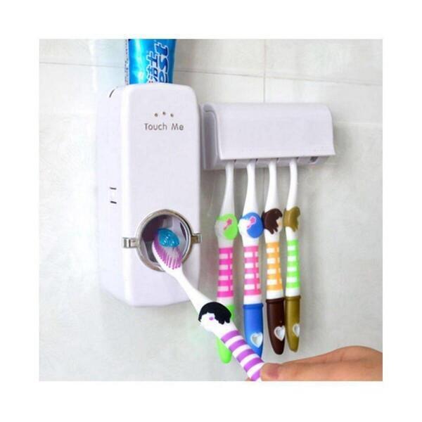 Automatic Toothpaste Dispenser And Tooth Brush Holder