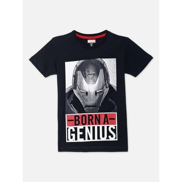 Avengers by Kidsville Black Tshirt for Boys AV1FBT1032