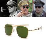 Aviation Sunglasses Men Brand Designer American Army Military Optical AO Sun Glasses For Men UV400