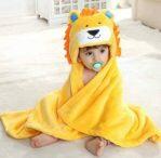 Baby Blanket with Hooded Wrapper & Made with Premium Luxury Soft Clothing for Kids &Babies