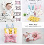 Baby Soft Head Shape Pillow Rabbit Ear Design