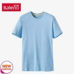 Baleno T-shirt Color Small fresh Cotton Short Sleeved Metrosexual T-shirt For Men