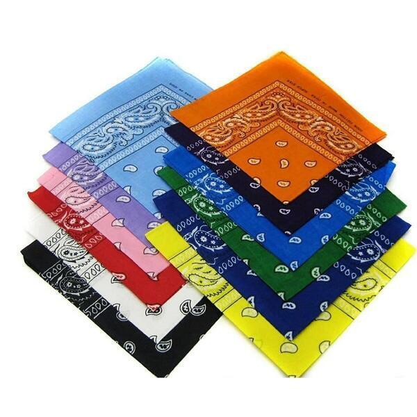 Bandana Cotton Mix Colors Of 12 Pack By Arushi