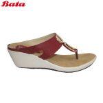 Bata Red Block Heel For Women( Bata 671-5022)