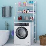 Bathroom Storage Rack Above Washing Machine And Toilet Washers & Dryers