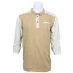 Beige/Grey Two Toned Polo T-Shirt For Men
