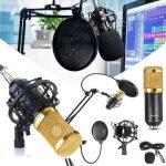 Best Bm-800 Condenser Microphone With Shock Mount For Studio Recording