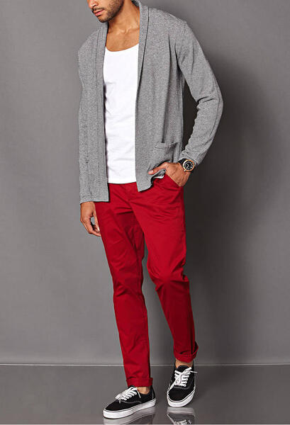 Best Fitting Solid Chinos For Men